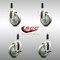 Service Caster 4 Inch 316SS Gray Poly Swivel 7/8 Inch Expanding Stem Caster Brake SCC, 2PK SCC-SS316EX20S414-PPUB-2-TLB-2-78 - alternate 4